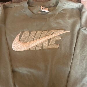 Nike Olive Crewneck Sweatshirt